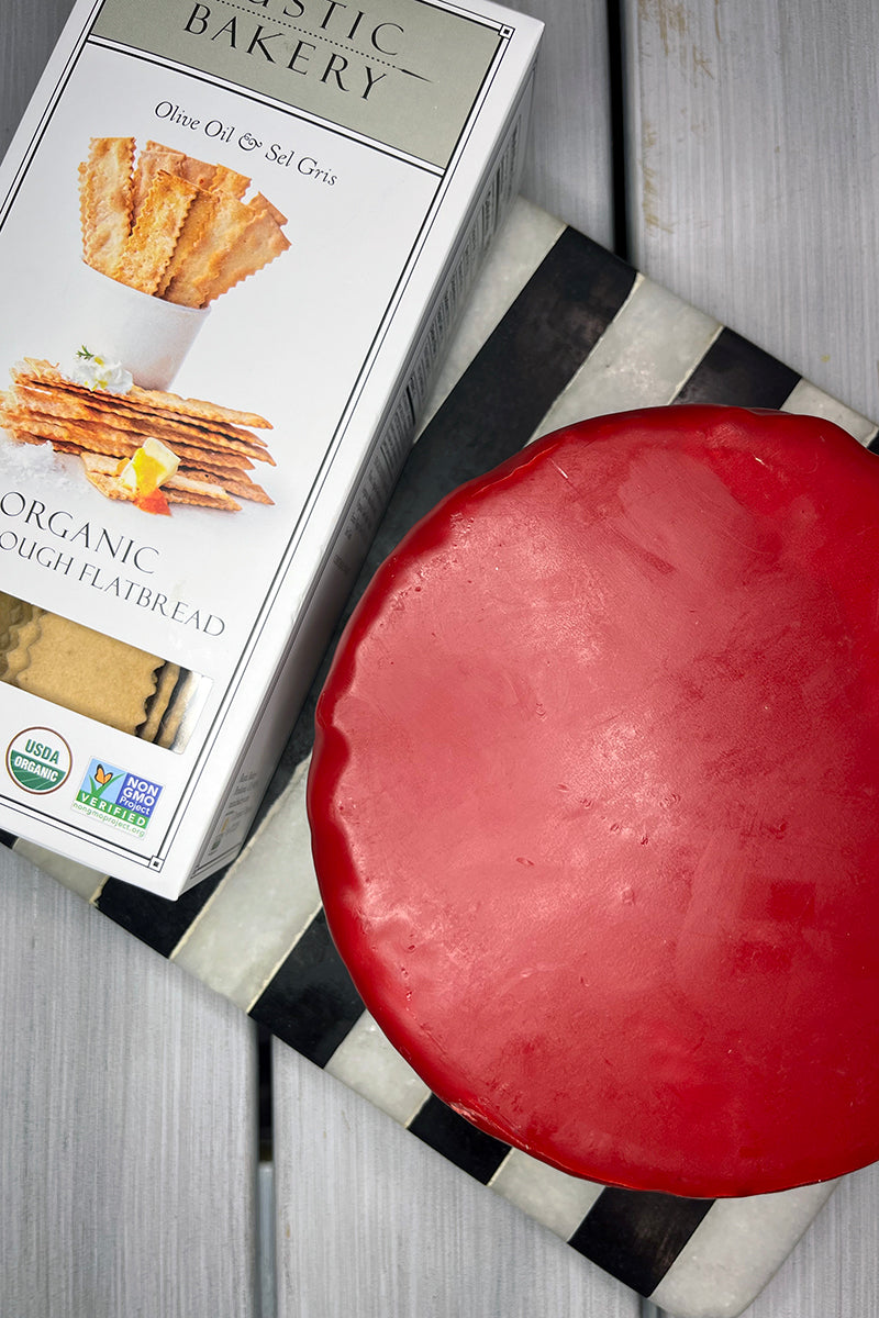Old Fashioned Red Rind Cheddar Cheese