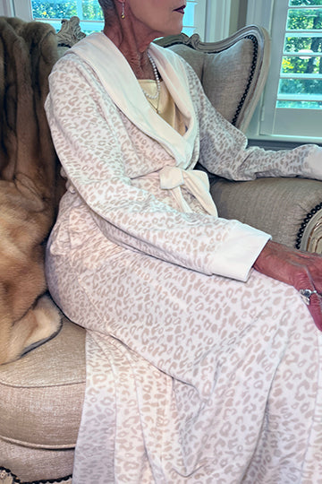Luxe Leopard Throw and Robe