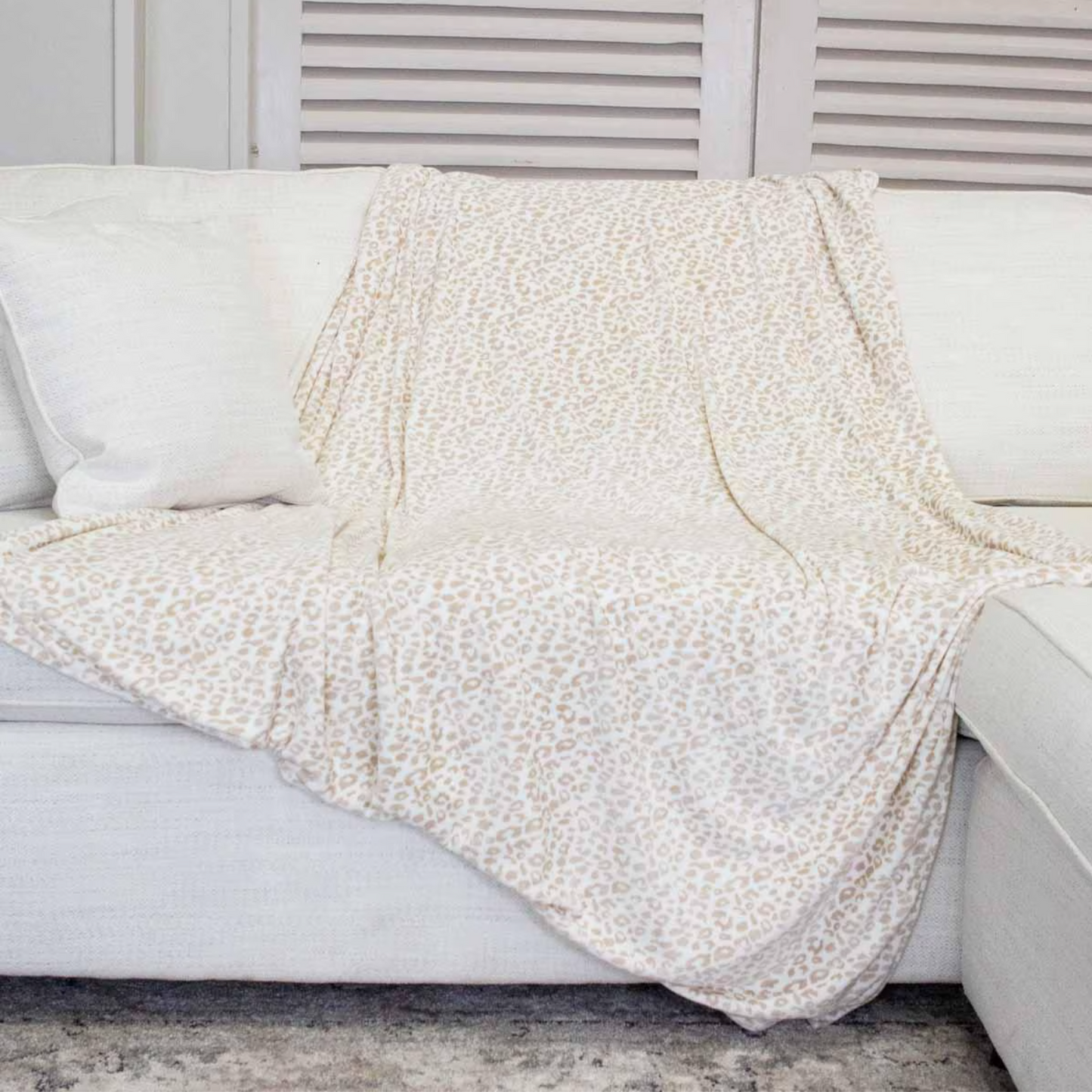 Luxe Leopard Throw and Robe