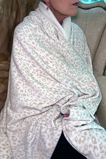 Luxe Leopard Throw and Robe