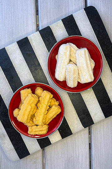 Southern Cheese Straws and Peppermint Shortbread Straws