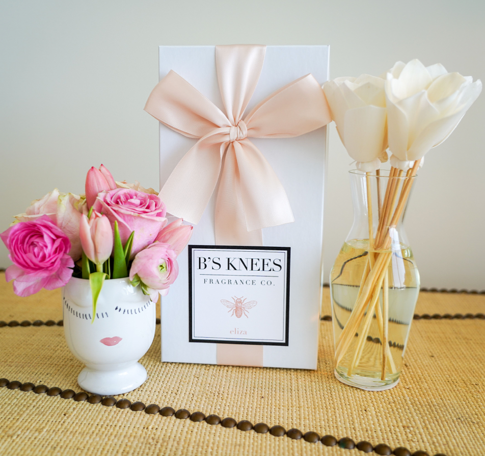 B's Knees Classic Natural Reed Diffuser Gift Set