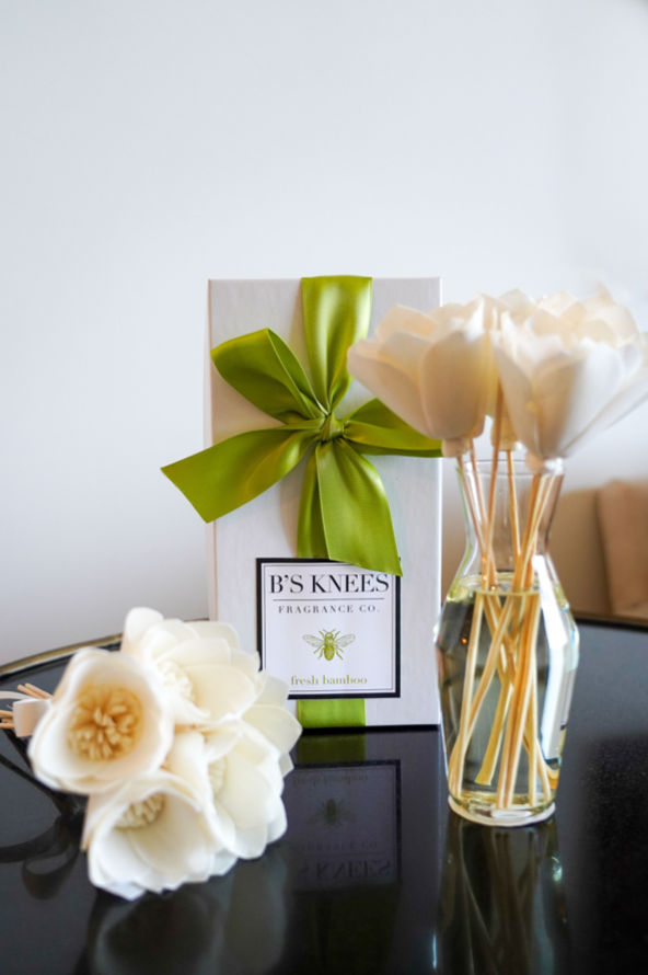 B's Knees Classic Natural Reed Diffuser Gift Set