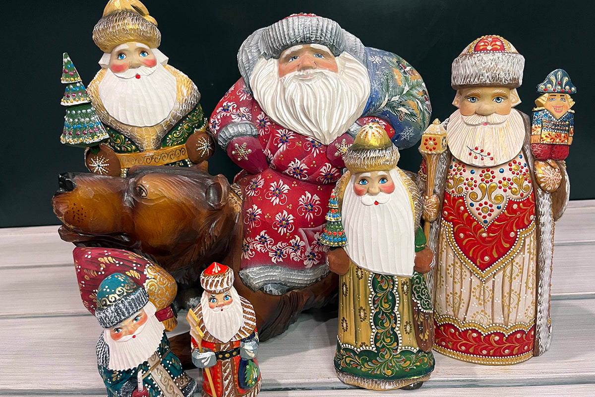 Handcrafted Old World Santas