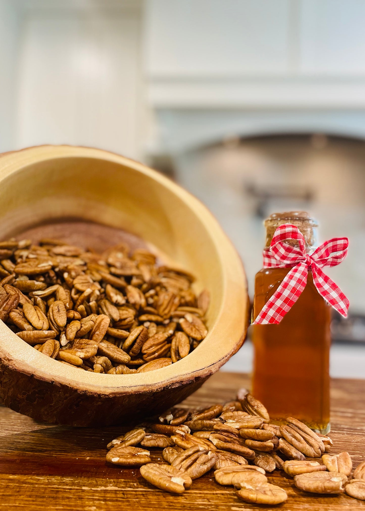 Orange Blossom Honey & Texas Mammoth Pecan Halves