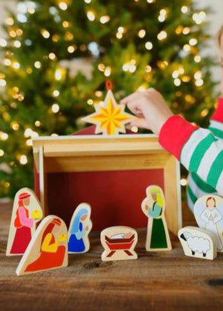 The Christmas Star From Afar Nativity Set