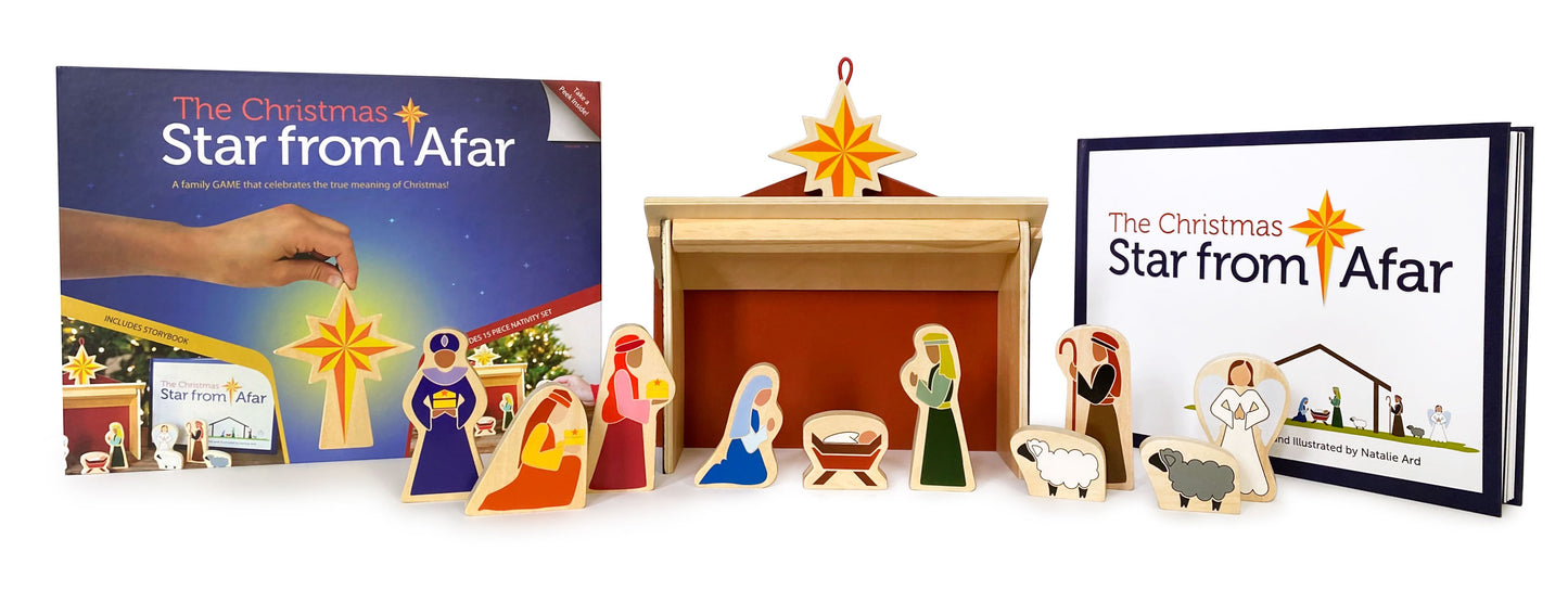 The Christmas Star From Afar Nativity Set