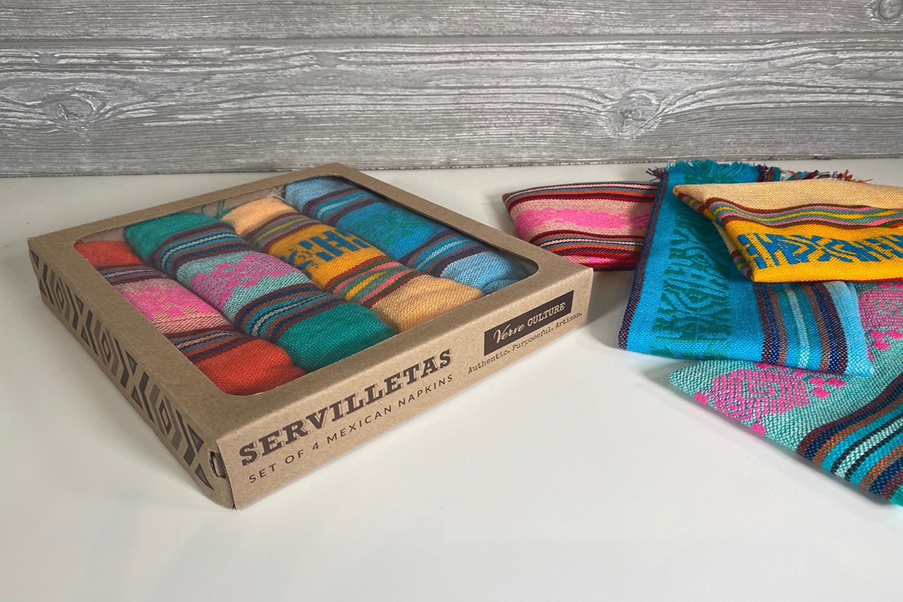 Mexican Servilleta Napkins (Set of 4)