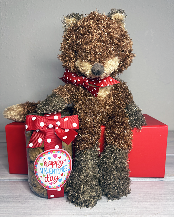 Little Sweethearts Stuffed Animal & Cookie Gift Set