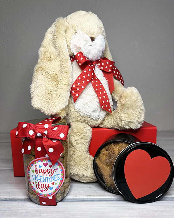 Little Sweethearts Stuffed Animal & Cookie Gift Set