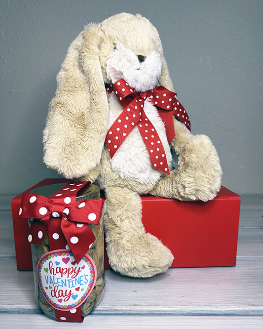 Little Sweethearts Stuffed Animal & Cookie Gift Set