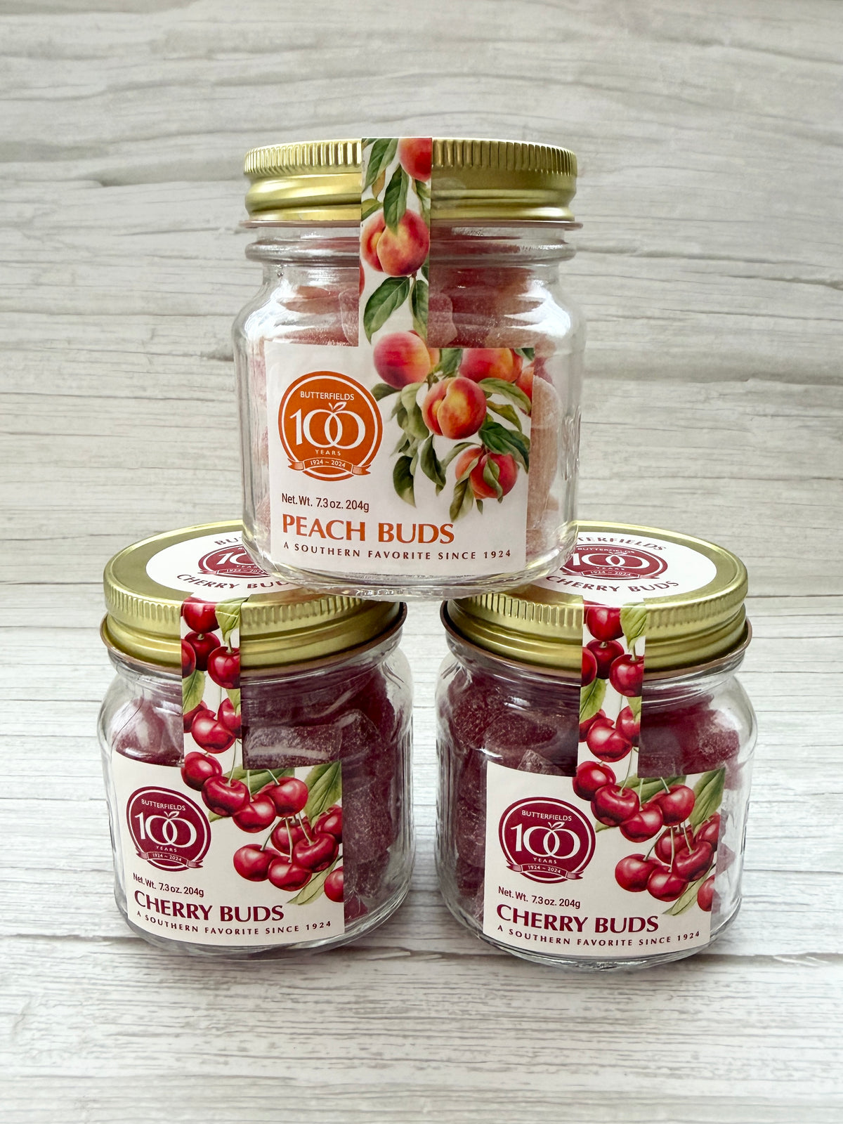 Old Fasioned Hard Candy - Cherry & Peach Buds