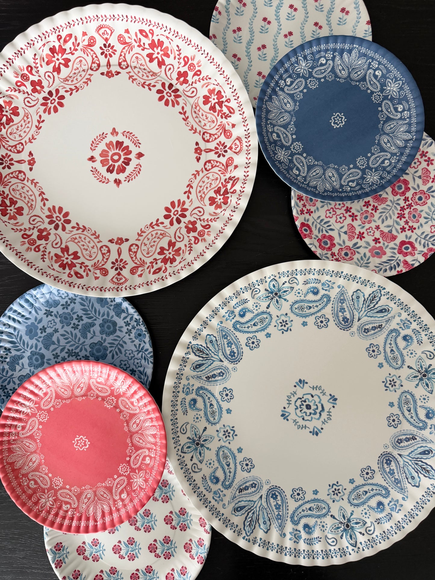 Americana Melamine Plates & Platters