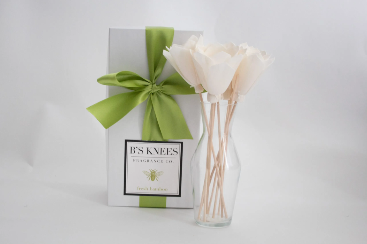 B's Knees Classic Natural Reed Diffuser Gift Set