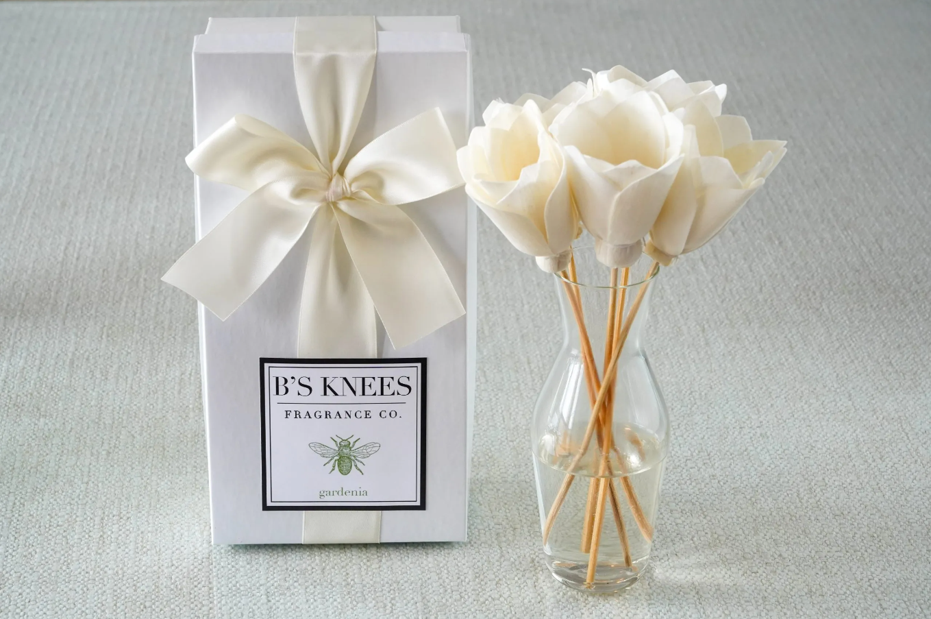 B's Knees Classic Natural Reed Diffuser Gift Set