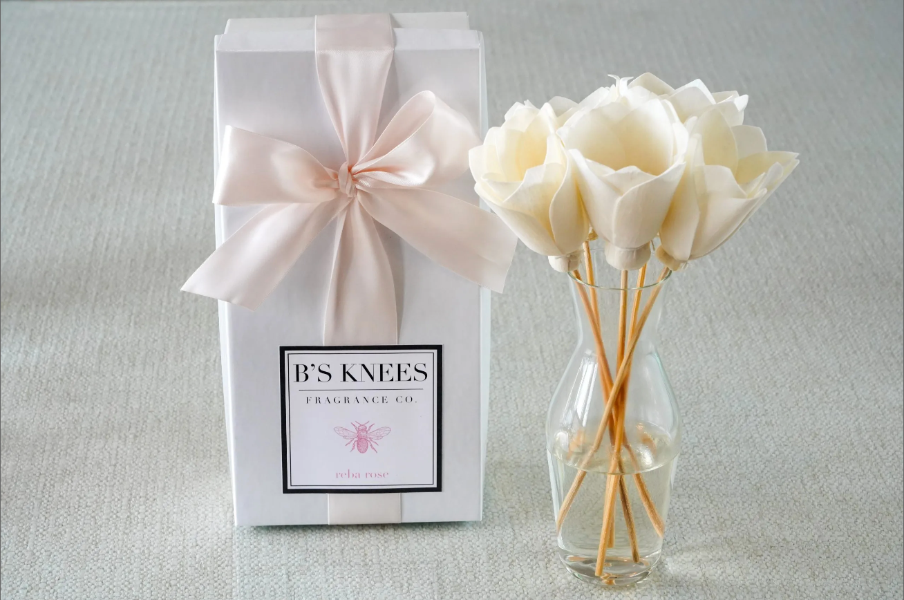 B's Knees Classic Natural Reed Diffuser Gift Set