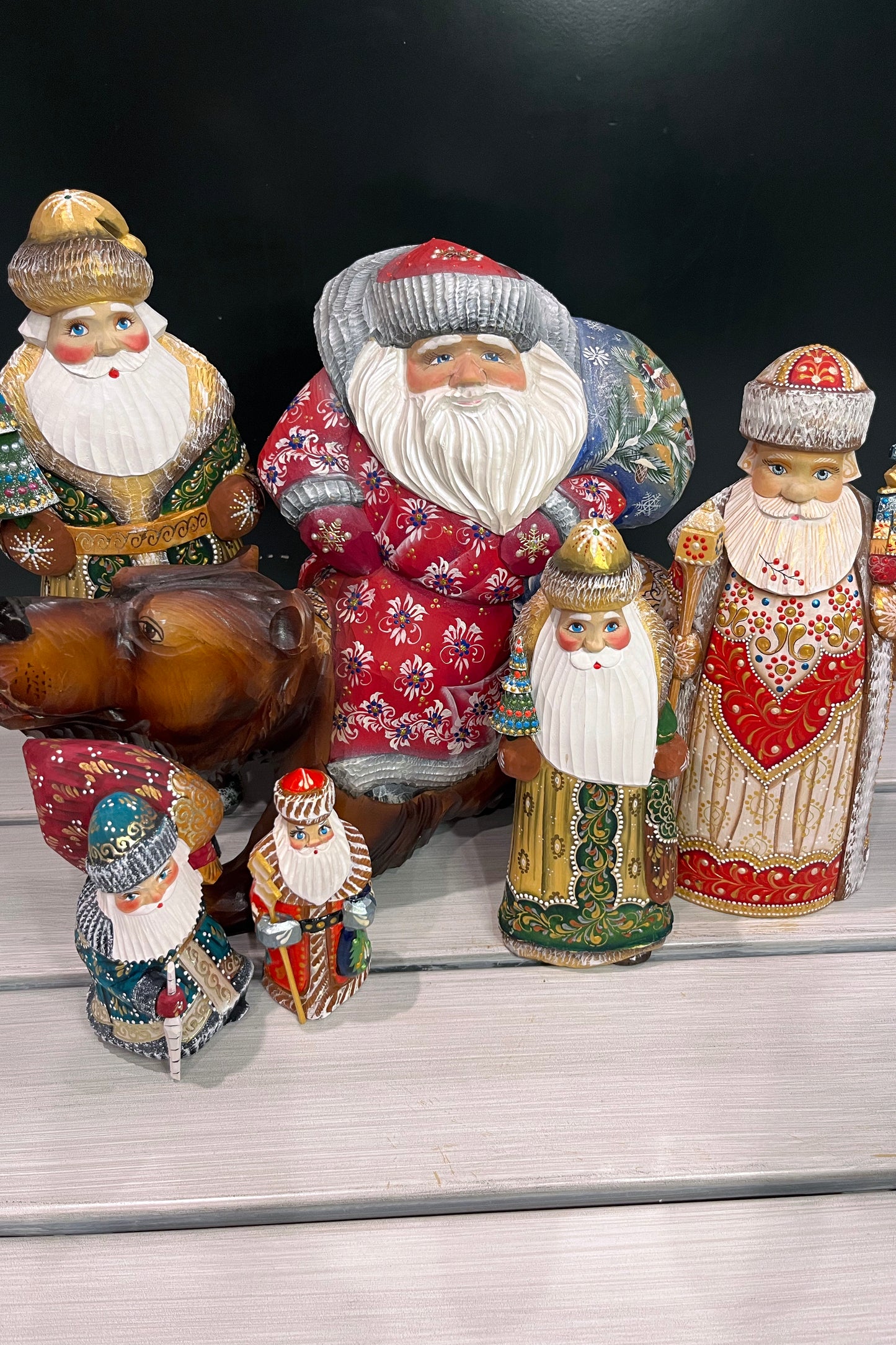 Handcrafted Old World Santas