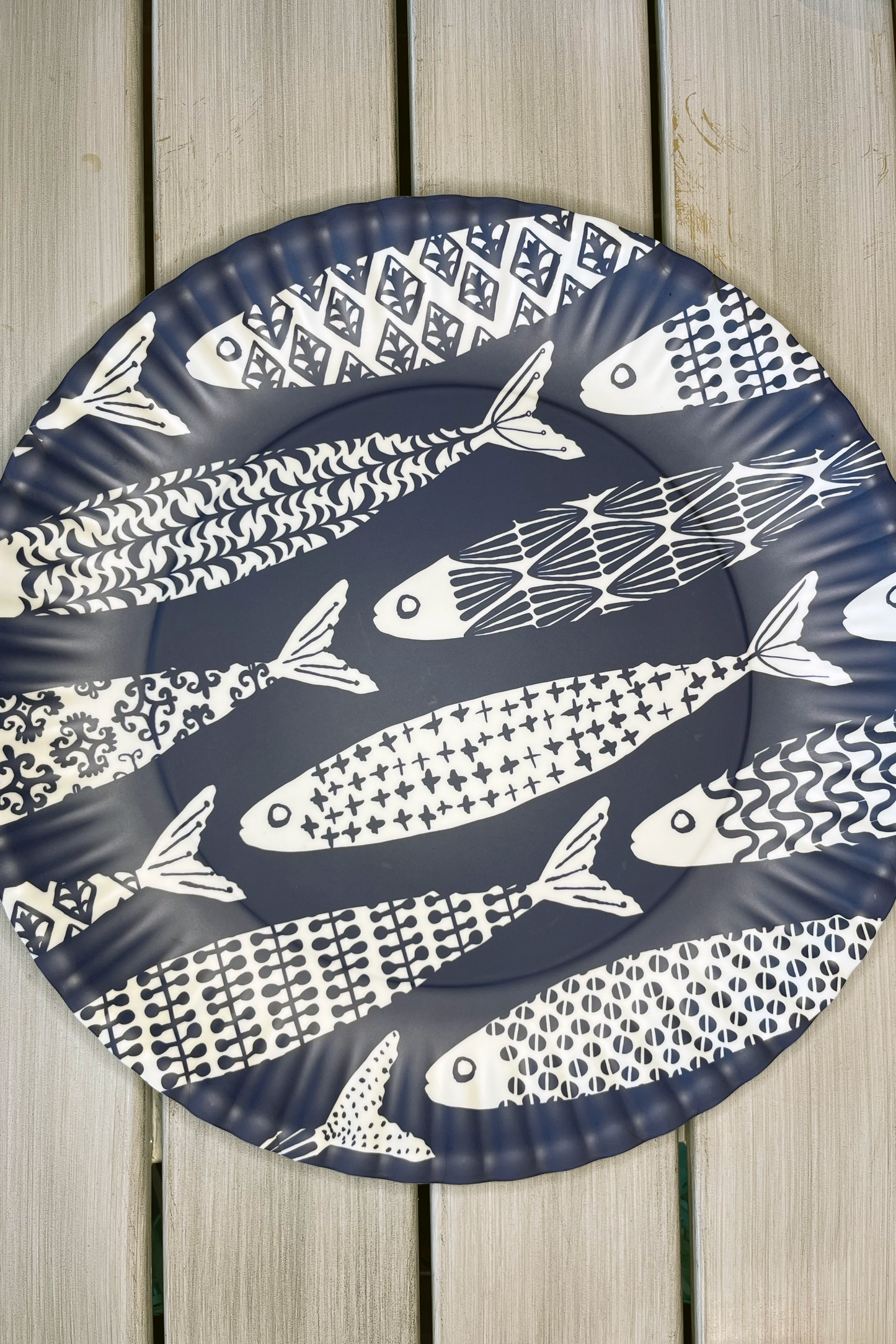 School of Fish Melamine Serving Platter