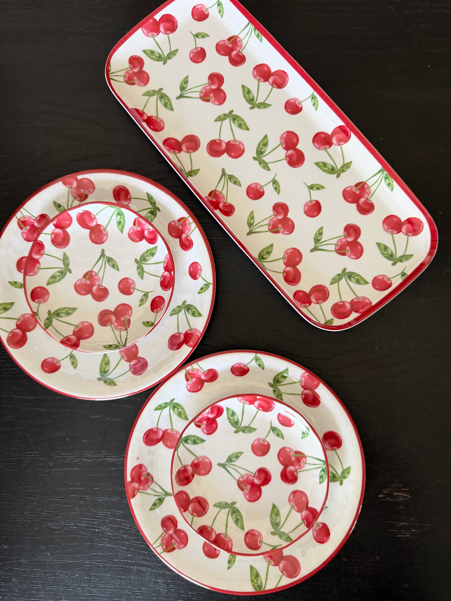Cherry on Top Melamine Plates & Platters