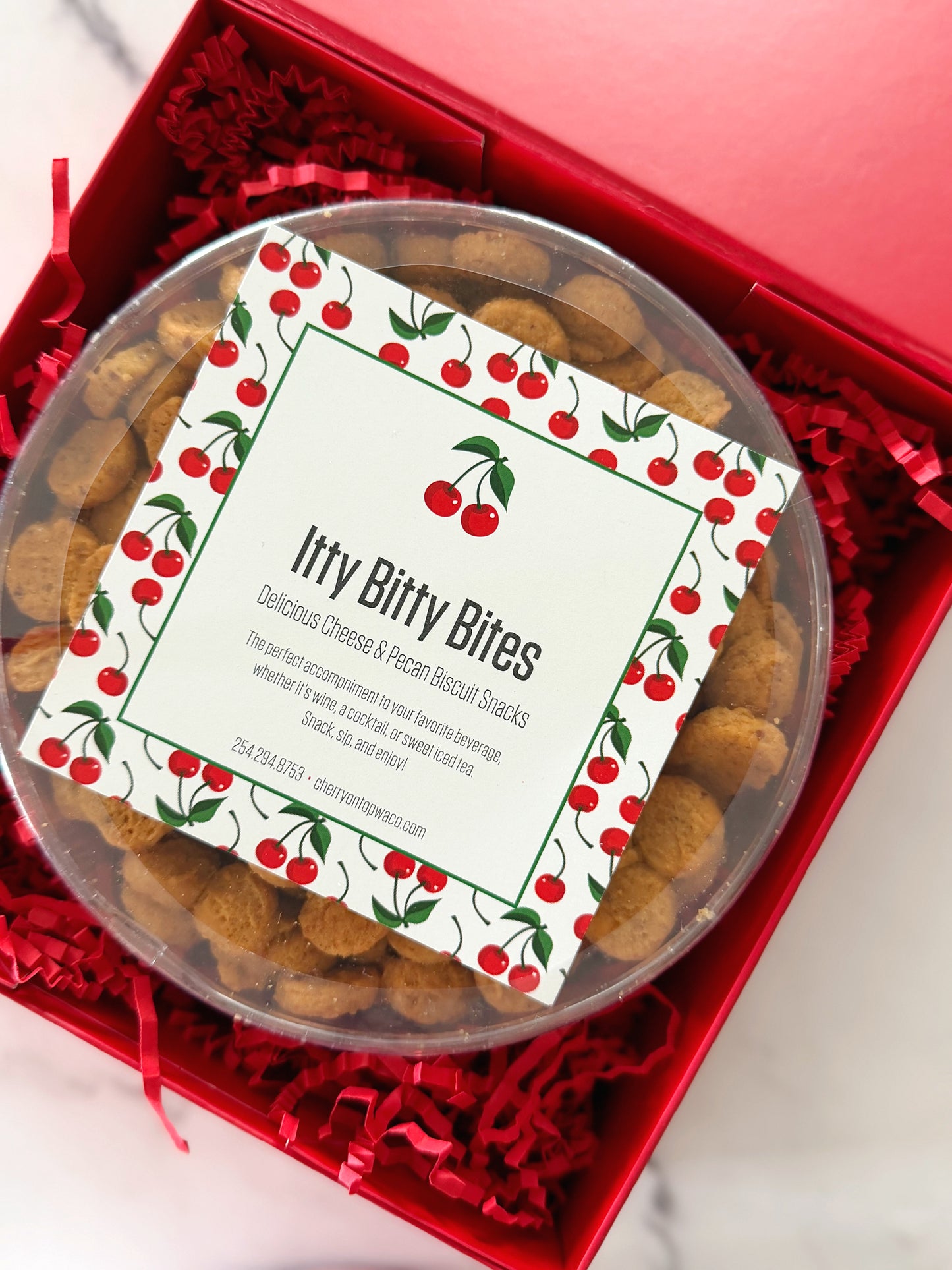 Itty Bitty Bites - Cheese & Pecan Biscuit Snacks