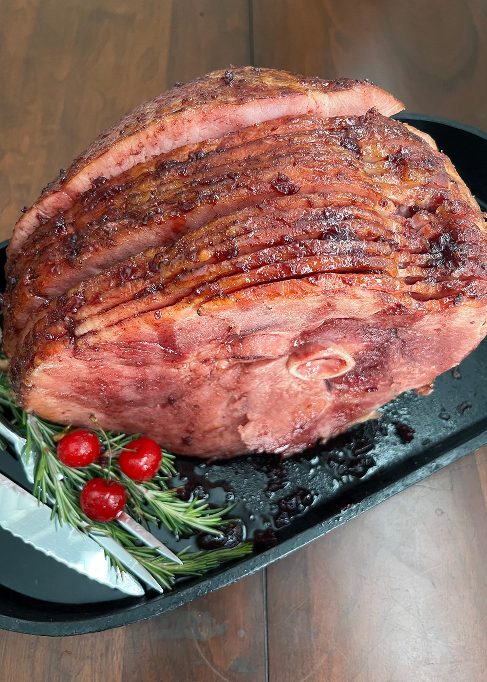 Holiday Ham - Half Smoked Spiral Sliced Ham (8-9lbs)