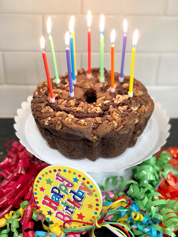 Double Chocolate Walnut Cake